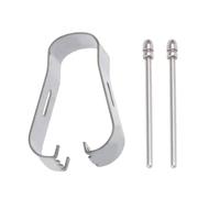 Psdndeww 2pcs Metal Round Thread Head Pin Cores with Clip Replacement for Remarkable Scribes Write Pen Pen