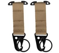 Psdndeww 2pcs Nylon Webbing Buckles Strap Clip Webbing Carabiner Clip Hatchet Carabiner Hook Clip Backpacks Hanging Buckles