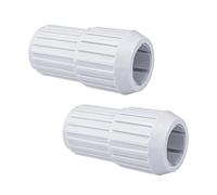 Psdndeww 2Pcs Portable Swimming Pool Accessory Telescopic Extension Connector Easy Portable Pool Cleaning Poles Part Connector