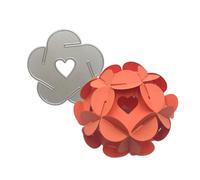 Psdndeww 3D Flower Cutting Dies Metal Die Stencils For Scrapbooking Album Card Photo Decoration Template Mold