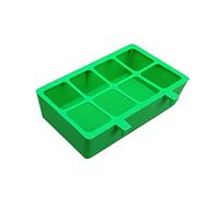 Psdndeww 4/8 Grids Hanging Cups Bird Feeding Bowl Parrot Feeder Water Food Tray