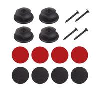 Psdndeww 4Pcs Auto Rear Trunk Mount Hook Car Cargo Net Hook Cargo Trunk Storage Clip Hardware Car Interior Accessories Mounting