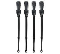 Psdndeww 4Pcs Multifunction Manual Nose Hair Trimmer, 360° Rotating Nasal Hair Cutter, Nose Hair Plucker, Ear Pickers, Gifts for Family, Adults, Unisex