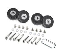 Psdndeww 4PCS Quiet Rolling Luggage Practical Replacement Set 360 Degree Rotation for Suitcases Suitcase Replacement Fit