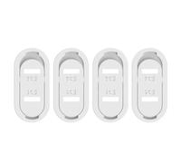 Psdndeww 4Pcs White Outlet Covers For Baby Proofing Electrical Sockets Child Plug Covers With Easy Installation