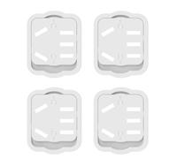 Psdndeww 4Pcs White Outlet Covers For Baby Proofing Electrical Sockets Child Plug Covers With Easy Installation