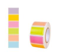 Psdndeww 500Pcs Multicolor Writable Label Stickers for Organization, Identification, Food Labels, Clothing Stickers