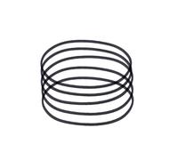 Psdndeww 5PCS 1mm Square Folded Rubber Belt 50-140mm For Recorders CDROM Video Machines DVDs Drive