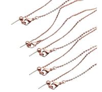 Psdndeww 5pcs Fashion Statement Adjustable Gold O Chain Necklace for Women Comfortable Beading Accessory Jewelry Making Chain,Women'S Jewelry, Flat O Necklace 1, As show, as show