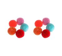 Psdndeww 5Pcs for Colorful Balls Interactive Little Kitten Chew Fun Plush Balls for Kitten Fo Bats