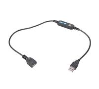 Psdndeww 5V-20V 2A Power Timer Cord USB Timing Cable with User Friendly Interfaces Design for Home Office Energy Management Adjustable Countdown Timer Cable