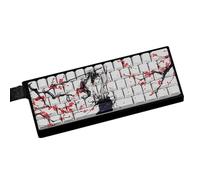 Psdndeww ANSI ISOS Layout Original Profile Key Cap, PBTS Plum Blossom Side Pressure Key Cap for 61/64/68 Keyboards Side Printing