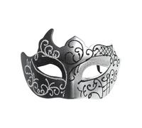 Psdndeww Artistic Half for Parties Lightweight Practical Comfortable Adjustable Face Covering Role Play