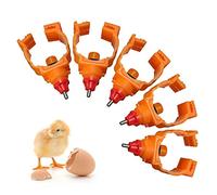 Psdndeww Automatic Chicken Waterer Nipples for Duck Chick Poultry Drinker Nipples Available for Diameter 1'' Pipes Pack of 10