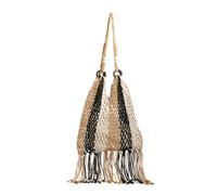 Psdndeww Beach Tote Bag, Crochet Knit Hollowed Design, Stylish Beach Bag, Travel and Everyday Use Aesthetic Shoulder Handbags Crocheted Market