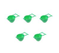 Psdndeww Bird for Fruit Vegetable Snacks Treats Plastic Bowl Water Cup Keeps the Cage Clean No Mess Feeder for Parakeets Bird Water Feeder for Hanging