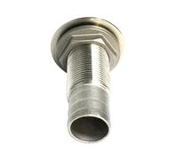 Psdndeww Boat Marine Drain Vent Yacht Water Outlet Port Bilge Drain Vent 316 Stainless Thru-Hull Fitting 1 3/4 3/8 1/2Inch Fitting