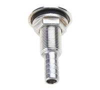 Psdndeww Boat Marine Drain Vent Yacht Water Outlet Port Bilge Drain Vent 316 Stainless Thru-Hull Fitting 1 3/4 3/8 1/2Inch Fitting