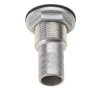 Psdndeww Boat Marine Drain Vent Yacht Water Outlet Port Bilge Drain Vent 316 Stainless Thru-Hull Fitting 1 3/4 3/8 1/2Inch Fitting
