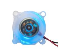 Psdndeww Brushless Cooling Fans 5 V/9 V/12 V Cooling Fan with LED Light 13000 rpm Low Noise 2 Pin Cooler Fan for 3D Printer Portable