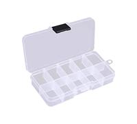 Psdndeww Clear Storage Box 10 Compartment With Sealing Lid Container For Case For Small Jewelry For Pill Multicolor Organization Organizer Holder Multi Compartment Storage Box Small