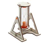 Psdndeww Creative Wood Sand Glass Building Set Learning Activity Toy for Home and Classroom Teaching Aid Education Toy Creative Wood Sand Glass Building Set Learning Activity