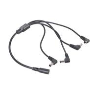 Psdndeww DC5521 Power Extension Cable 5.5x2.1mm Female To 2/3/4 Male Splitter Connection For CCTV And LED 40CM Secure Cable Connection