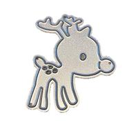Psdndeww Deer Metal Cutting Die Christmas Die Cuts Embossing Template For Paper Craft Scrapbook Photo Album Decor