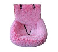 Psdndeww Dog Bed for Road Trips Indoor Pet Cushion Removable Cover Comfortable Pad for Small Breeds Travel Essential Pet Bed for Car