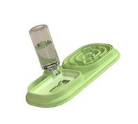 Psdndeww Dog Bowl Food Treat Feeder with Water Dispenser Slow Feeding Bowl for Cats Digestive Food Feeder Watering Supply