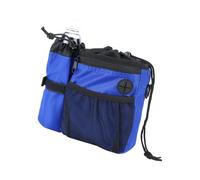 Psdndeww Dog Training Waist Pack Portable Pet Treat Pouches Adjustable Belt Waste Bag Dispenser Polyester Texture Dog Food Bag for Hiking