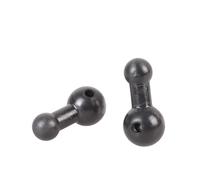 Psdndeww Double Ball Head Adapter Ball Head Connecting Rod for Secure Phone Holder Connection Various Size Fittings Phone Holder Adapter ABS Head Rod Extension for Mount Bike Handlebar Mount Adapter