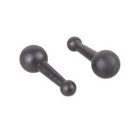 Psdndeww Double Ball Head Adapter Ball Head Connecting Rod for Secure Phone Holder Connection Various Size Fittings Phone Holder Adapter ABS Head Rod Extension for Mount Bike Handlebar Mount Adapter