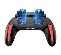 Psdndeww Double fan cooling system, low noise heat sink for portable game controller, cooling fan of mobile phone, stiffening