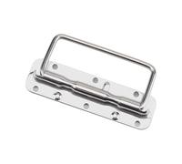 Psdndeww Duty Tool Box Handles Stainless Steel Spring Loaded Folding for Simple Heavy Duty Metal Pull Handle