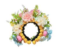 Psdndeww Elegant Flower Crowns Headbands Graceful Floral Headbands Silk Flower Hair Adornment for Weddings and Portraits, as described