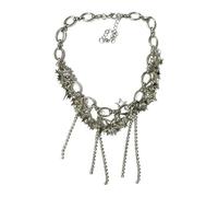 [Psdndeww] Elegant Necklace Jewelry Trendy Star Fringe Neck Chain Fashion Neck Chain Accessories for Fashion Enthusiasm