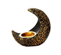 Psdndeww Elegant Predatory Wall Burner Resin Holder Perfect for Creating Serenes Atmospheres Moon Shape for Decoration Lovers Black/White