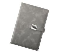 Psdndeww Executive Closure Notebook Portable Planner Lined Pages Business Corporate Event Thick Paper Diary for Professional