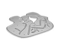 Psdndeww Family Father Mother Baby Metal Cutting Dies Scrapbooking Card Mold