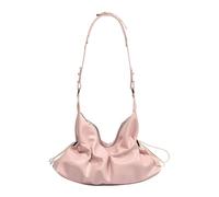 [Psdndeww] Fashion Under Arm Bag PU Leather Rack Handbag Arm Pit Purse Shoulder Bag Suitable for Working Day and Shopping Travel, Pink