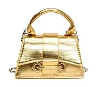 [Psdndeww] Fashionable crossbody wallet small handbag shoulder bag for trendy women and professionals looking for a unique look, gold