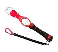 Psdndeww Fish Lip Gripper with Scale Aluminium Alloys Fish Control Clamps Grabber Fishing Tool Tackle Fish Grabber Clip