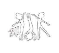 Psdndeww Flower Fairy Metal Cutting Dies Stencil Scrapbooking Album Stamp Paper Card
