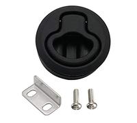 Psdndeww Flush Boat Marine for Latch Pull Latches Slam Lift Handle Deck Round Locking Pull for Latch Replacement 2 in Locking