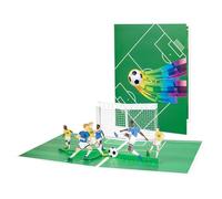 Psdndeww Football Handmade 3D Popup Greeting Card, Sports Card, Happy Birthday, Father's Day, Anniversary Card With Envelope