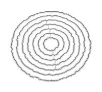 Psdndeww Frame Metal Cutting Dies Stencil Scrapbooking Album Stamp Paper Card