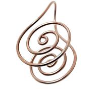 Psdndeww Handcrafted Copper Spirals Palms Rings for Energy Healings and Spiritual Practice Comfortable Hand Accessories Permanent Copper Alloy Hoop, as described, as described