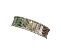 [Psdndeww] Innovative open cuff bracelet with innovative open cuff bracelet, Multilayer beads Deisgn hammer texture for women designed for easy wear and trendy layered look, フリーサイズ