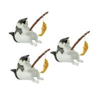 Psdndeww Interesting Animal Model Fence Statue Tiny Terrarium Animal Statues Aquarium Tanks Figurines Ornament